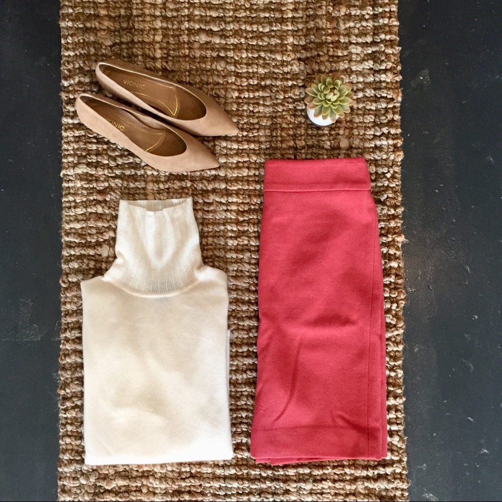 💗J.Crew Factory | 0 | Pencil Skirt Wool